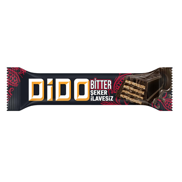 Ulker Dido No Sugar Added Dark Chocolate Wafer 34g