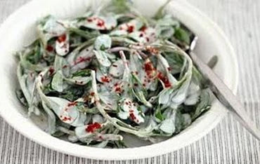 Purslane Yogurt Salad