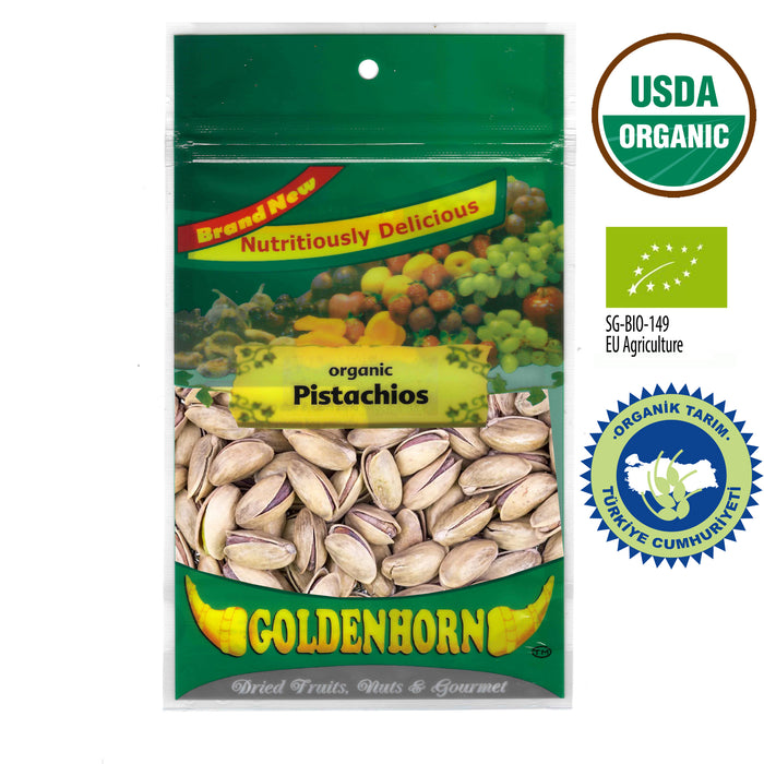 Golden Horn Organic Antep Pistachios 90g