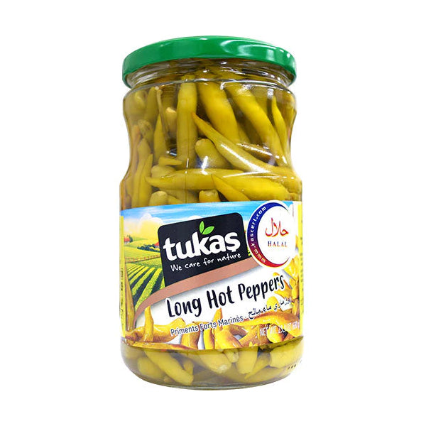 Tukas Long Hot Pepper Pickles 335g