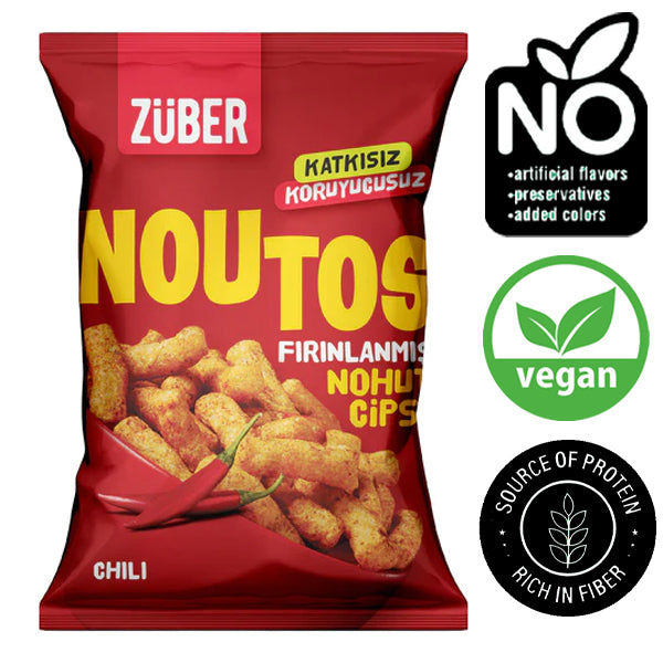 Zuber Baked Chickpea Chips With Chili 55g