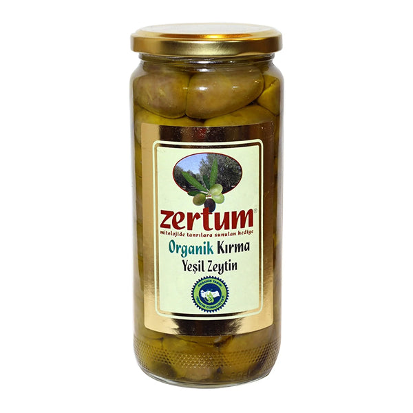 Zertum Organic Scratched Green Olive 475g