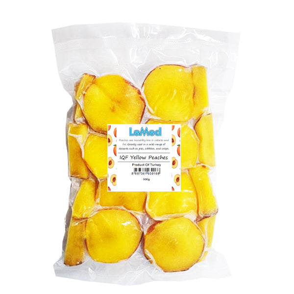 IQF Frozen Yellow Peaches 400g