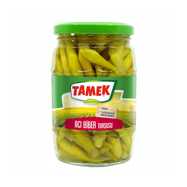 Tamek Long Hot Pepper Pickles 330g