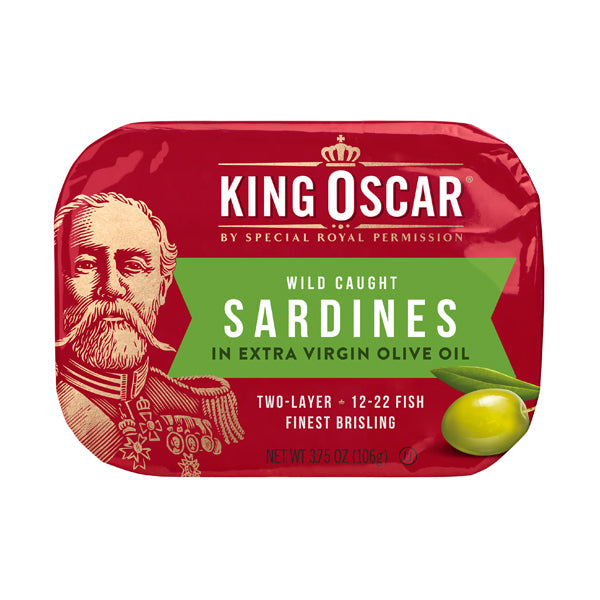 King Oscar Wild Caught Sardines In Extra Virgin Olive Oil 106g