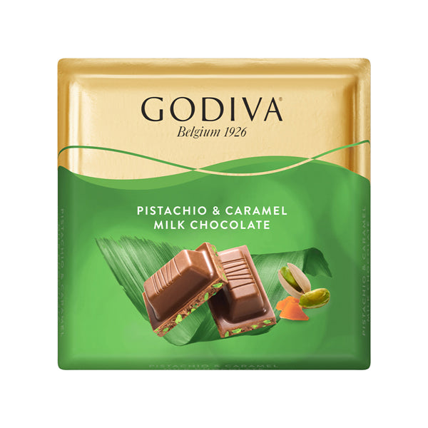 Godiva Milk Chocolate With Antep Pistachio & Caramel 60g