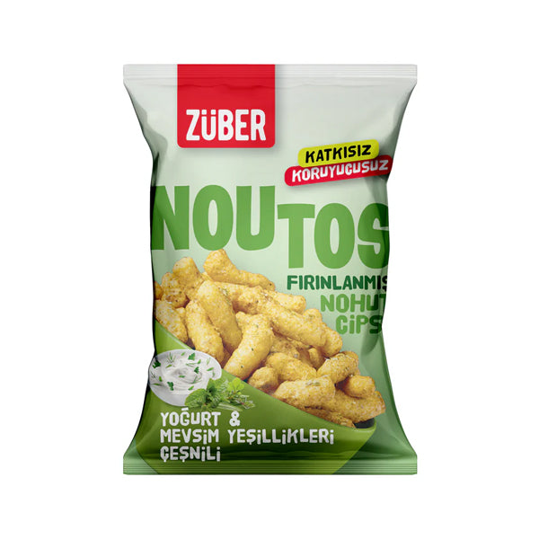 Zuber Chickpea Chips With Yogurt and Seasonal Greens 55g