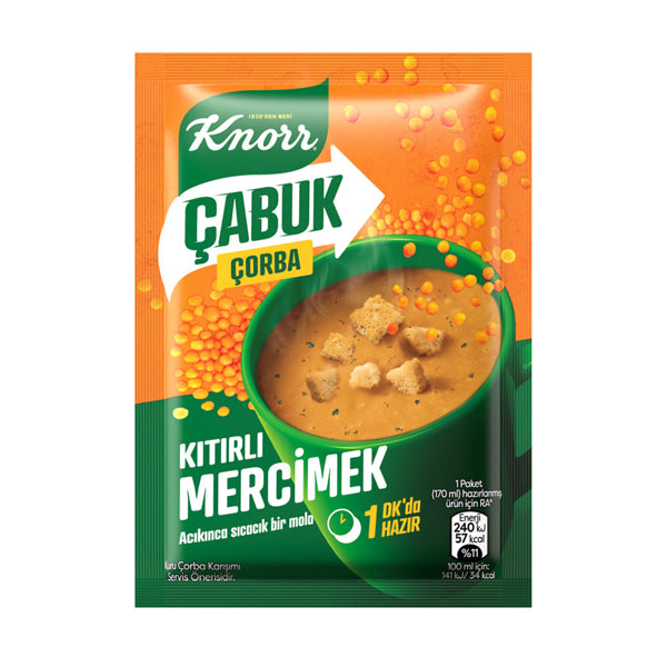 Knorr Quick Crispy Lentil Soup 22g