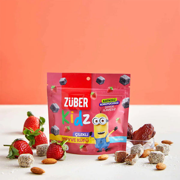 Zuber Kids Fruit Cubes Strawberry Flavour 49g