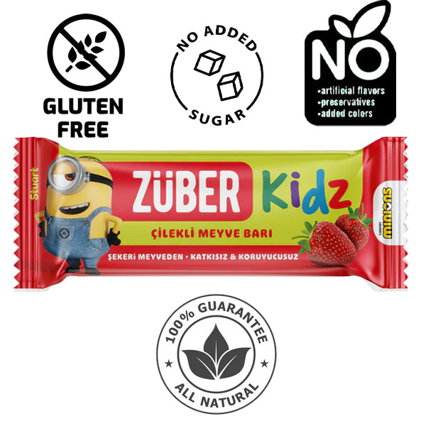 Zuber Kids Fruit Bar Strawberry 25g