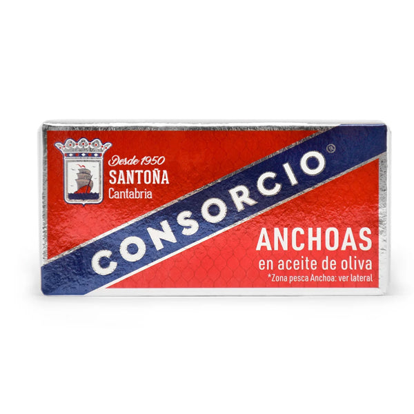 Consorcio Spanish Anchovy Fillets In Olive Oil 45g