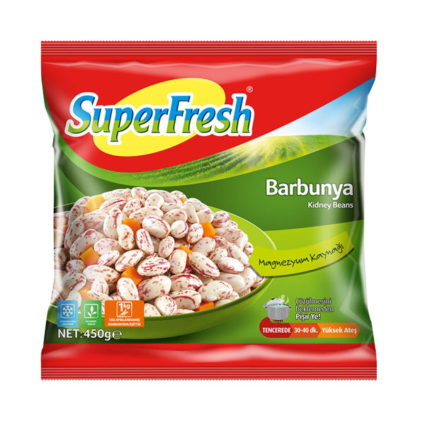 Superfresh Frozen Kidney Beans (Barbunya) 450g
