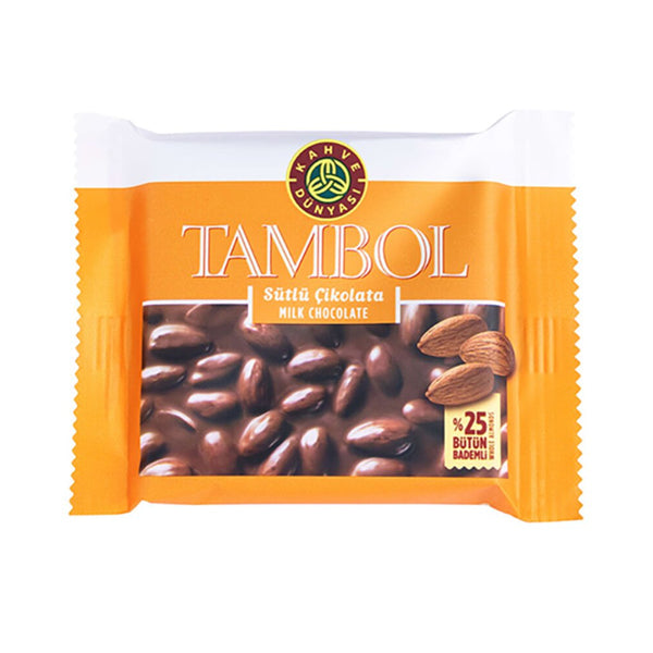 Kahve Dunyasi Almond Milk Chocolate Tablet 100g