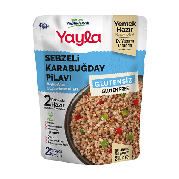 Yayla Gluten Free Buckwheat Pilaf With Vegetables 250g