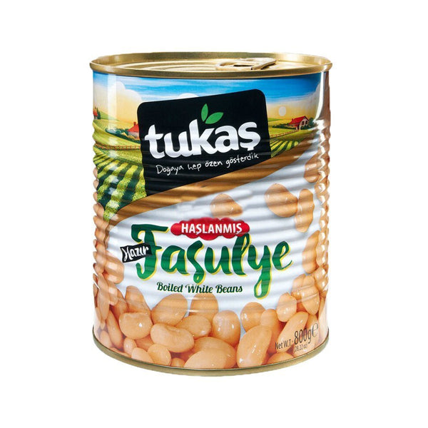 Tukas Boiled White Beans 830g