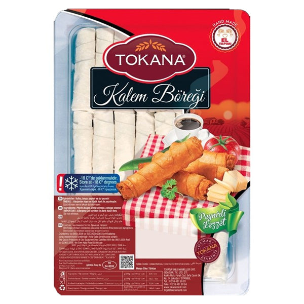 Tokana Frozen Cheese Pastry (Kalem Boregi) 400g (16pcs)