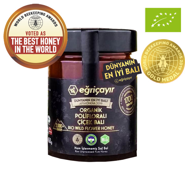 Egricayir Organic Bio Wild Flower Raw Honey TA16+ 300g