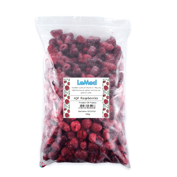 IQF Frozen Raspberries 500g — LeMed
