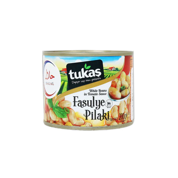Tukas White Beans in Tomato Sauce 200g