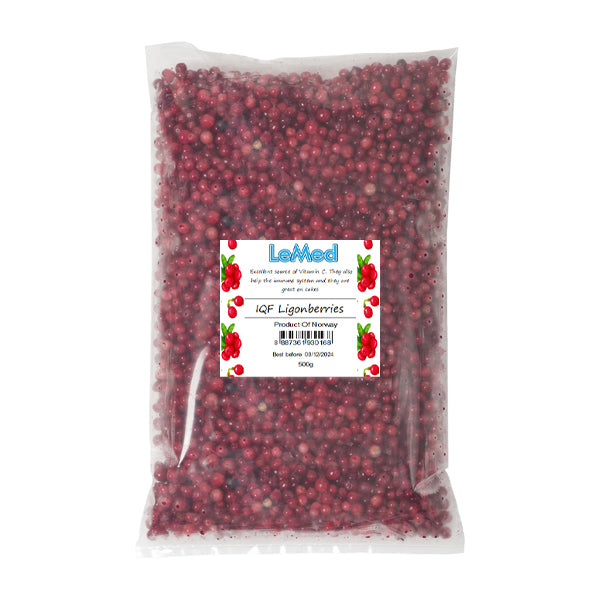 IQF Frozen Ligonberries 500g