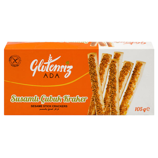 Glutensiz Ada  Gluten Free Sesame Stick Crackers 105g