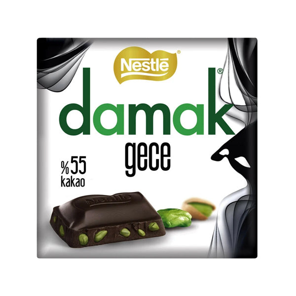 Nestle Damak Dark Chocolate With Antep Pistachio 60g