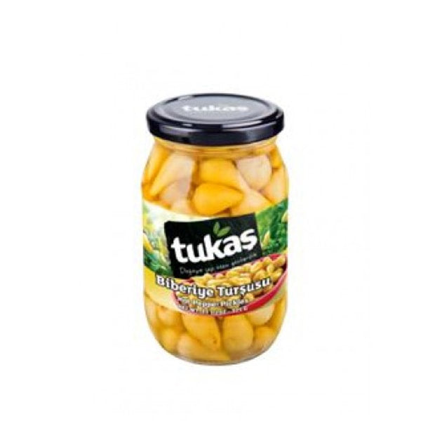 Tukas Yellow Hot Pepper Pickles 335g - LeMed